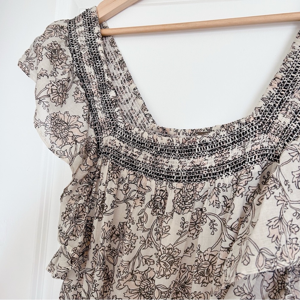 Free People Bonita Floral Midi Dress Sz M - Picture 6 of 6